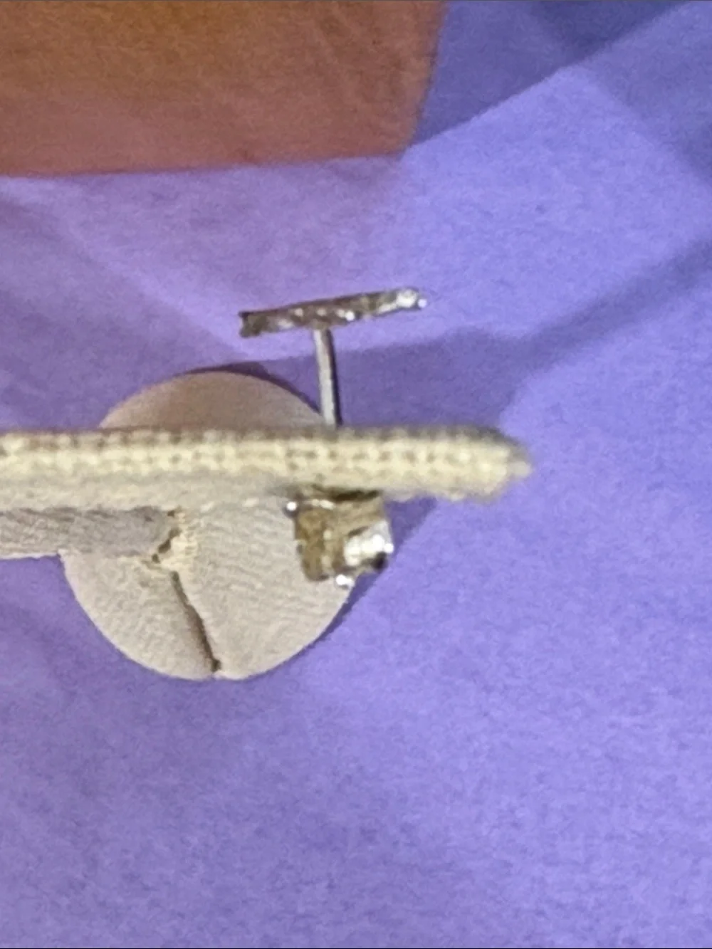 White Gold & Diamond Arrow Stud Earrings by Shelly Bermont